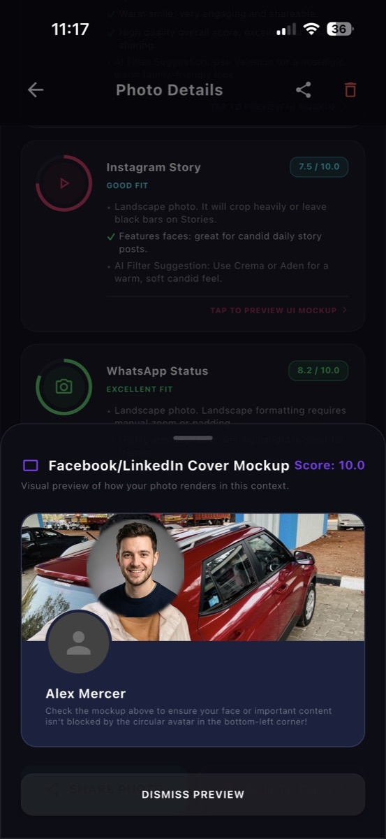 Facebook and LinkedIn cover mockup