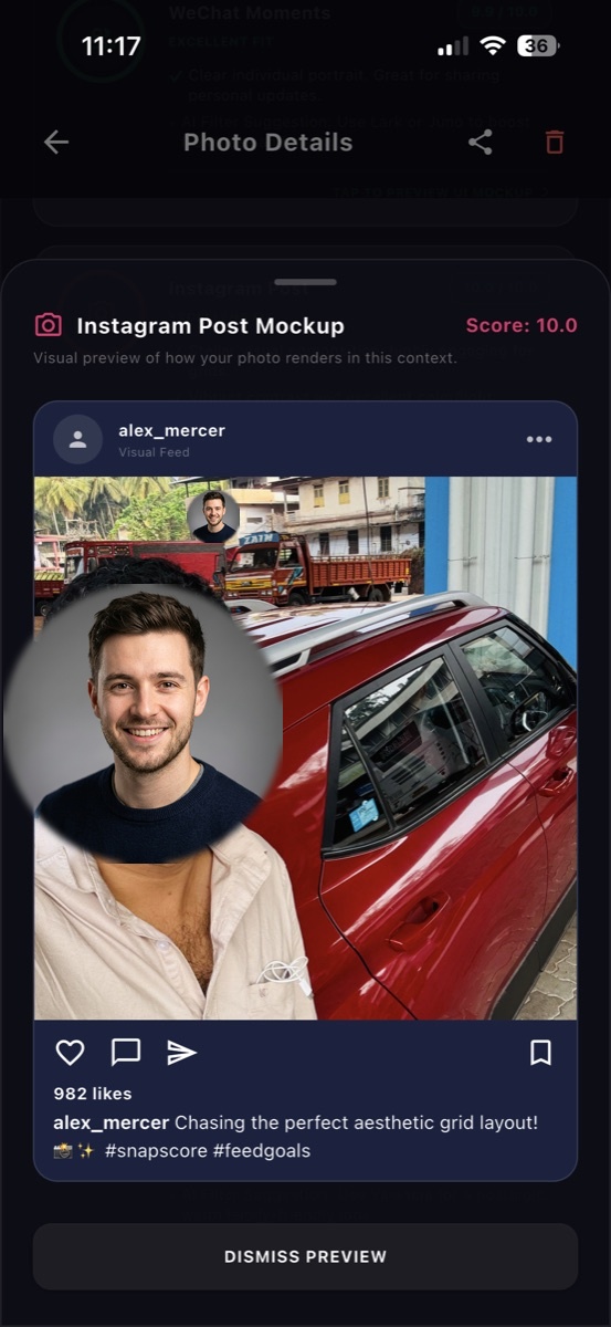 Instagram post mockup